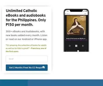 Catholicbook.org(Unlimited Catholic eBooks and Audiobooks) Screenshot