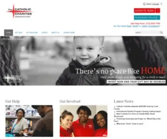Catholiccharities.net(Catholic Charities of the Archdiocese of Chicago) Screenshot