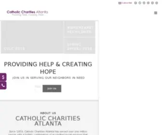 Catholiccharitiesatlanta.org(Catholic Charities Atlanta) Screenshot