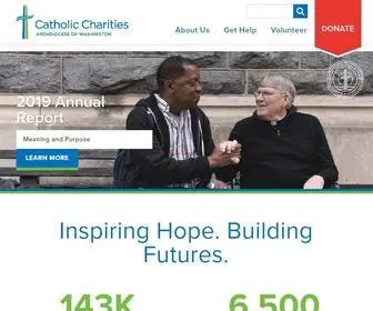 Catholiccharitiesdc.org(Catholic Charities DC) Screenshot