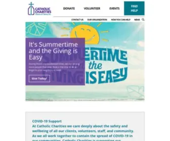 Catholiccharitiesdov.org(Catholic Charities Diocese of Venice) Screenshot