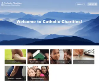 Catholiccharitieslexington.org(Catholiccharitieslexington) Screenshot