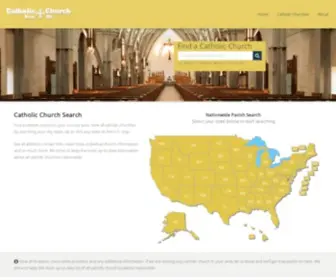 Catholicchurchnearme.com(Catholic Churches Near Me) Screenshot