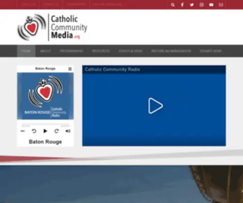Catholiccommunityradio.org(Catholic Community Radio) Screenshot