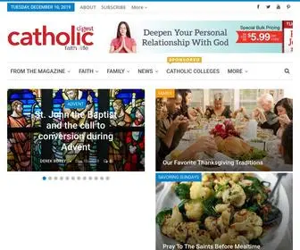 CatholiCDigest.com(Catholic Digest Magazine) Screenshot