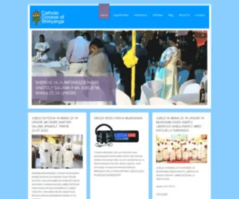 CatholiCDioceseofshy.or.tz(Catholic Diocese Of Shinyanga) Screenshot