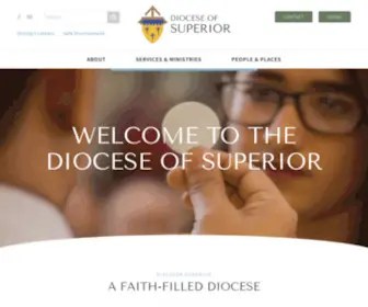 CatholiCDos.org(Diocese of Superior) Screenshot