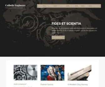 Catholicengineers.org(Challenging scientism since 2014) Screenshot