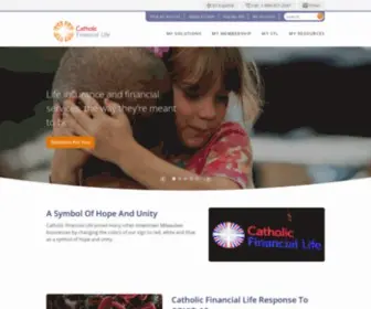 CatholicFinanciallife.org(Catholic Life Insurance) Screenshot