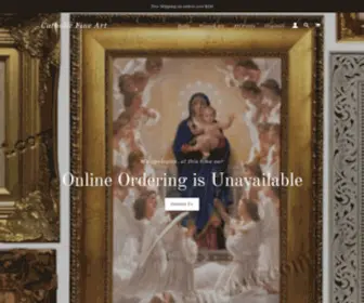 CatholicFineart.com(Catholic Fine Art) Screenshot