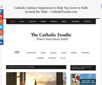 CatholicFoodie.com(Where Food Meets Faith) Screenshot