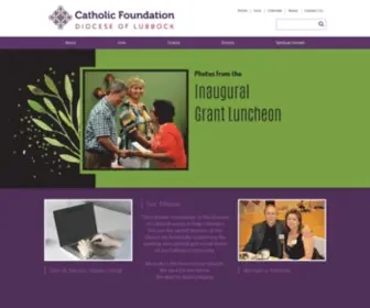 CatholicFoundationlubbock.org(Catholic Foundation of the South Plains) Screenshot