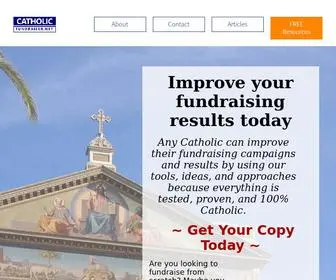 CatholicFundraiser.net(The Leader in Catholic Fundraising) Screenshot