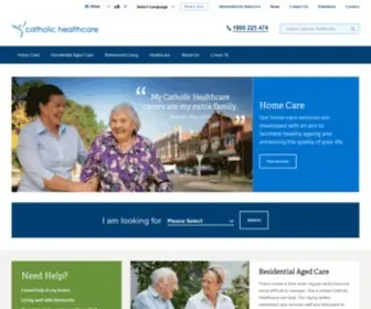 Catholichealthcare.com.au(Catholic Healthcare) Screenshot