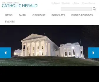 Catholicherald.com(The Arlington Catholic Herald) Screenshot