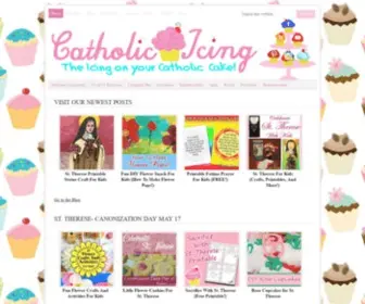 Catholicicing.com(Catholic Crafts and More for Kids) Screenshot