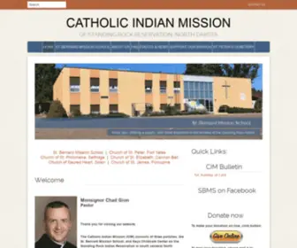 Catholicindianmission.com(Catholic Indian Mission) Screenshot