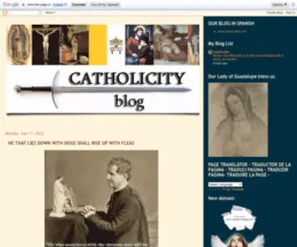 Catholicityblog.com(Catholicityblog) Screenshot