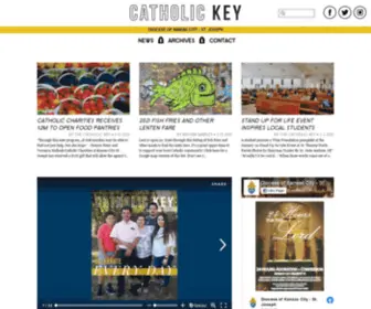 Catholickey.org(Front Page) Screenshot