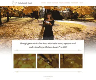 Catholiclifecoach.com(Catholic Life Coach) Screenshot