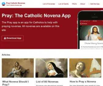 Catholicnovenaapp.com(The Pray app) Screenshot