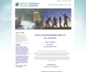 Catholicozvocations.org.au(Catholic Vocations Ministry Australia) Screenshot