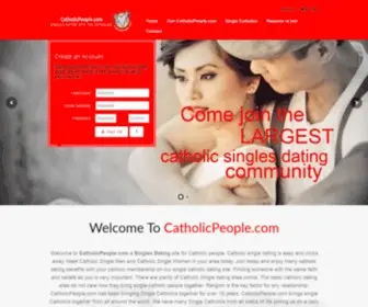 CatholicPeople.com(Catholic Singles) Screenshot