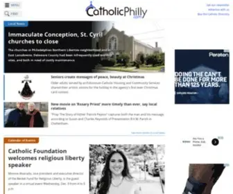 CatholicPhilly.com(News from the Archdiocese of Philadelphia) Screenshot