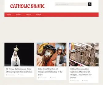 Catholicshare.com(Adding some Catholic Flavor Online) Screenshot