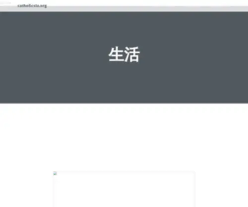 Catholicsla.org(新聞) Screenshot