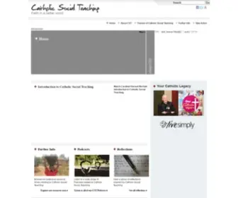 Catholicsocialteaching.org.uk(Catholic Social Teaching) Screenshot