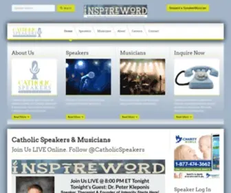 Catholicspeakers.com(Catholic Speakers Organization) Screenshot