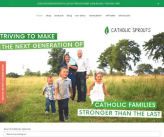 Catholicsprouts.com(Catholic Sprouts) Screenshot