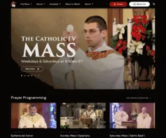 Catholictv.com(We Are America's Catholic Television Network®) Screenshot