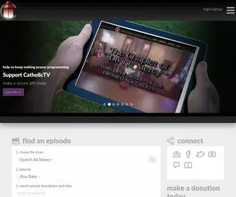 Catholictv.org(We Are America's Catholic Television Network®) Screenshot