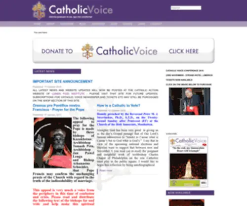 CatholicVoice.ie(Catholic Voice) Screenshot