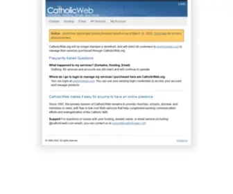 Catholicweb.com(Catholicweb) Screenshot