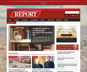 Catholicworldreport.com(Global Church news and views) Screenshot