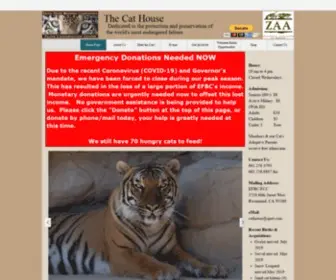 Cathouse-FCC.org(EFBC's Feline Conservation Center) Screenshot