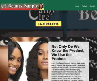 Cathycirebeautysupply.com(Beauty Supply & Hair Products) Screenshot