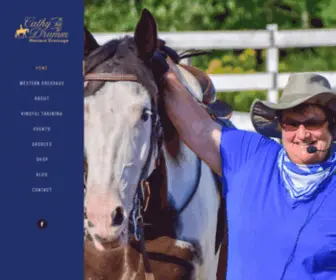 Cathydrumm.com(Western Dressage) Screenshot