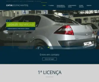 Catiadespachanterj.com.br(Catia despachante RJ) Screenshot