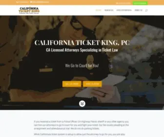 Caticketking.com(Starting @ $99 California Traffic Attorneys) Screenshot