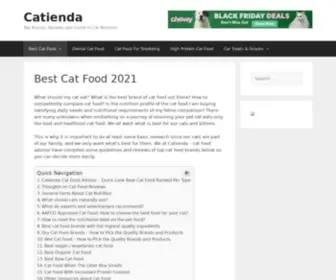 Catienda.com(Cat Food Advisor) Screenshot