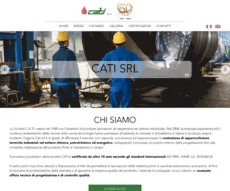 Catisrl.net(Carpenteria industriale) Screenshot