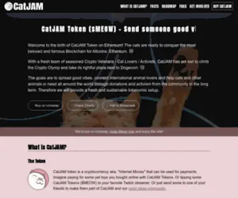 Catjamtoken.io(CatJAM token) Screenshot