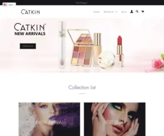 Catkin.com(CATKIN Cosmetics) Screenshot