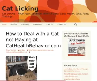 Catlicking.com(Homepage) Screenshot