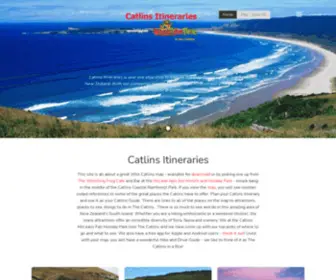 Catlinsitineraries.com(This site) Screenshot