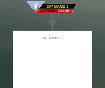 Catmario3.club(Play the full version of the Cat Mario 3) Screenshot